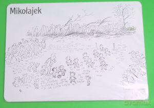 Podkładka laminowana Mikołajek