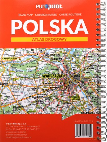 Polska. Atlas 1:500000 + Europa [KSIĄŻKA]