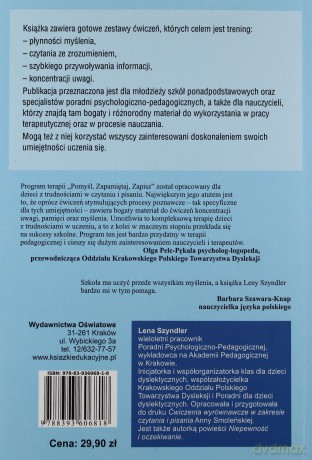 Pomyśl, zapamiętaj, zapisz część 2 [KSIĄŻKA]