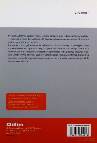 Przewóz ładunków Technik spedytor Kwalifikacja A.28 podręcznik [KSIĄŻKA]