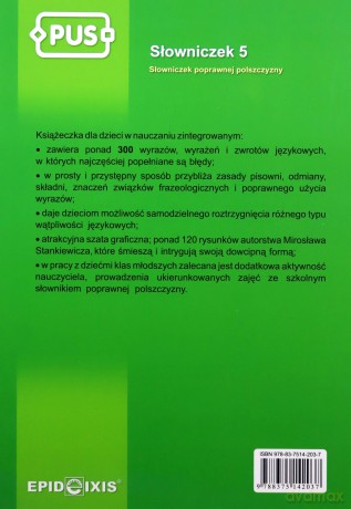 PUS Słowniczek poprawnej polszczyzny 5 [KSIĄŻKA]