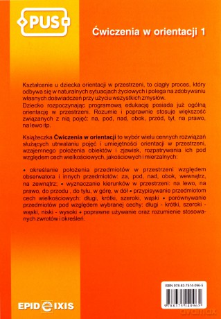 PUS. Ćwiczenia w orientacji. część 1 [KSIĄŻKA]