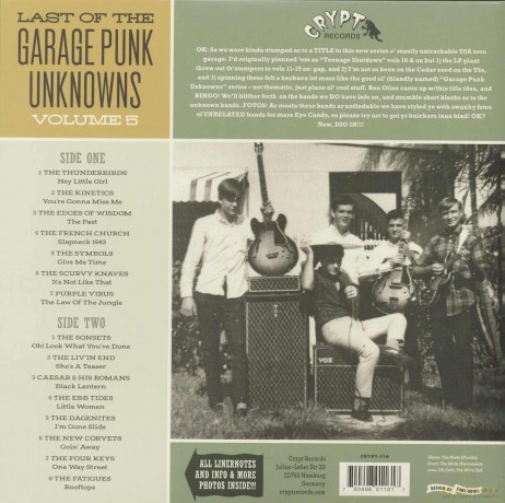 Garage Punk Unknowns - The Last Of... Vol. 5 [Winyl]