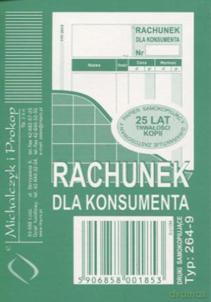 Rachunek dla konsumenta A7 264-9