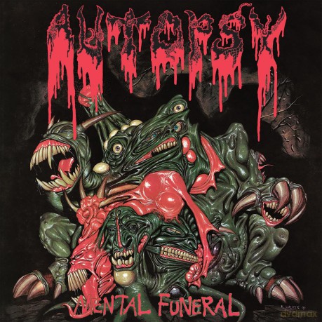 Autopsy: Mental Funeral (35th Anniversary) (Red/Dark Green Ink Spot) [Winyl]
