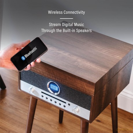 Crosley: Nash Entertainment Center (Walnut)