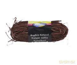 Rafia naturalna 50 g ciemnobrązowa