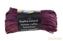 Rafia naturalna 50 g ciemnoróżowa