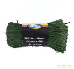 Rafia naturalna 50 g ciemnozielona