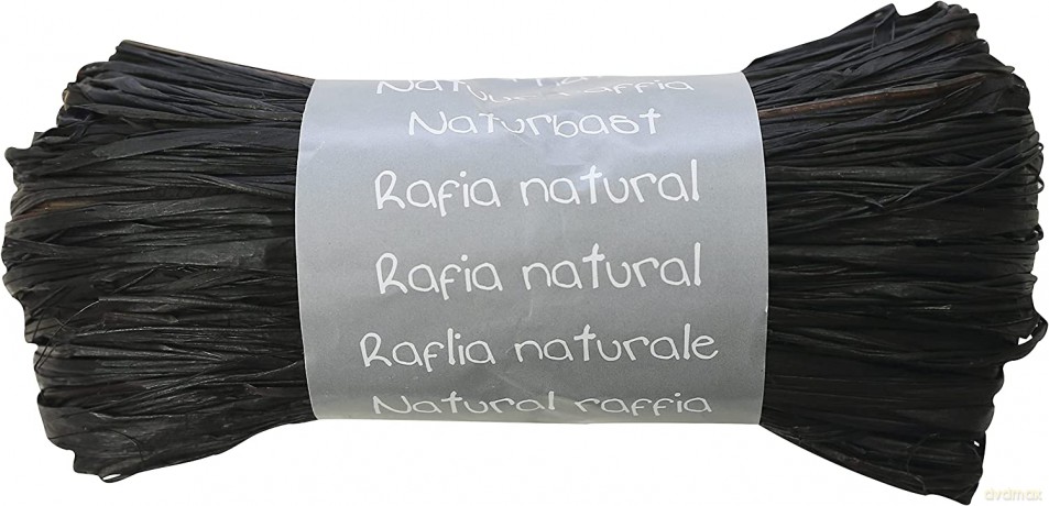 Rafia naturalna 50 g czarna