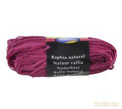Rafia naturalna 50 g różowa