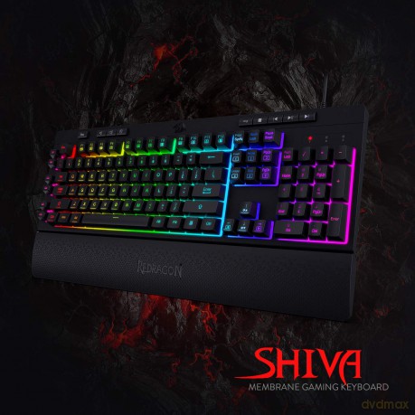 Redragon: Redragon K512 Shiva Rgb Backlit Membrane Gaming Keyboard