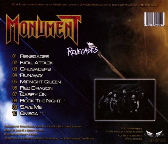 Monument: Renegades [CD]