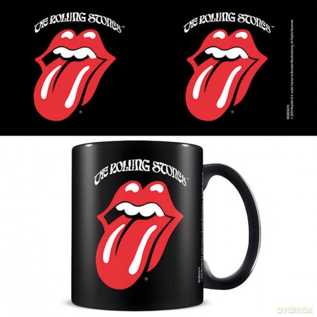 Rolling Stones: Rolling Stones Retro Tongue Black Pod Mug