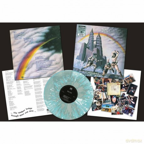 Manilla Road: Spiral Castle (Transparent Electric Blue/White Splatter) [Winyl]