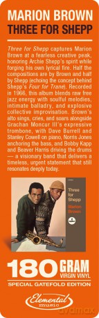 Marion Brown: Three For Shepp (Limited) [Winyl]