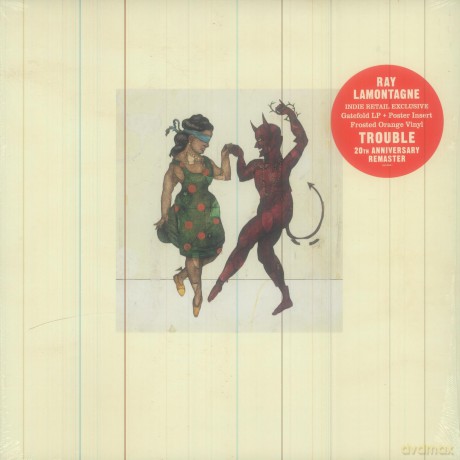 Ray Lamontagne: Trouble (Frosted Orange) (Indie Exclusive) [Winyl]