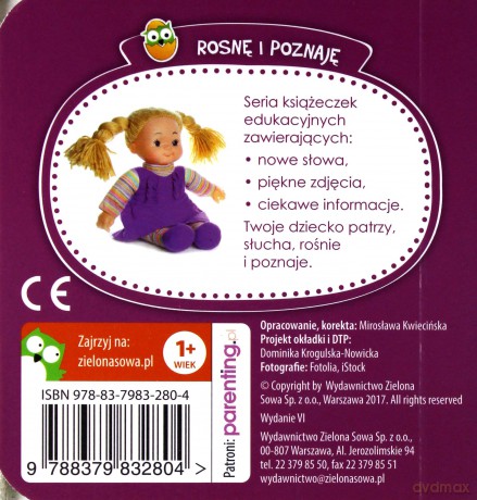 Rosnę i poznaję. Ubrania i zabawki [KSIĄŻKA]