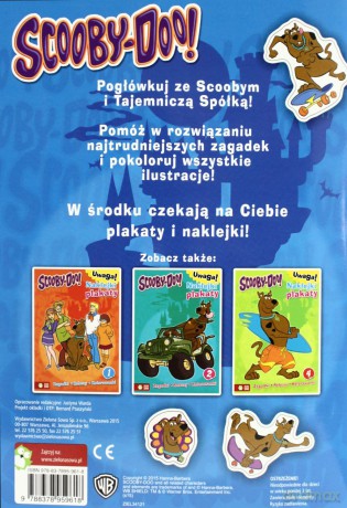 Scooby-Doo. Zagadki, rebusy, kolorowanki część 3 [KSIĄŻKA]