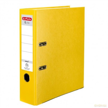 Segregator A4/8 cm PP żółty
