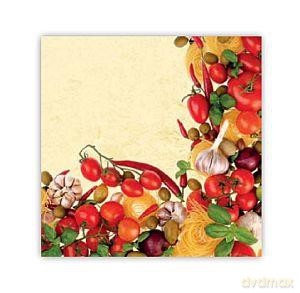 Serwetka Daisy 33x33 cm SDOG 003801 Warzywa