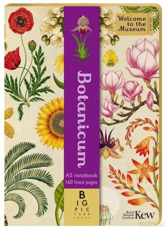Botanicum A5 Notebook: A luxury gold-foiled Welcome to the Museum journal