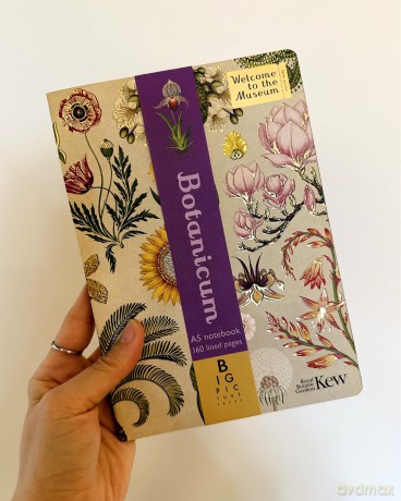 Botanicum A5 Notebook: A luxury gold-foiled Welcome to the Museum journal