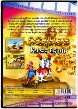 Mojżesz. Książę Egiptu [DVD]