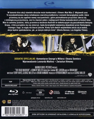 Mad Max 2. Wojownik szos [Blu-Ray]