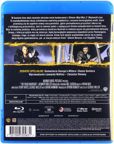 Mad Max 2. Wojownik szos [Blu-Ray]