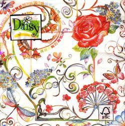 Serwetki Daisy 33 x 33 cm SDOG 009301