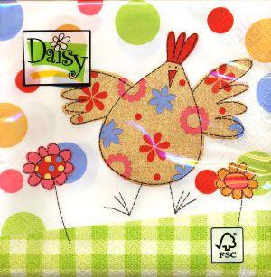 Serwetki Daisy 33 x 33 cm SDWL 002401 Wielkanoc