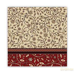 Serwetki Daisy 33x33 cm SDOG 003203 Ornamenty bordowe
