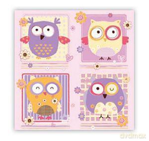 Serwetki Maki 33x33 cm SLOG 022202 Sowy