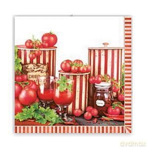 Serwetki Maki 33x33 cm SLOG 028101 Pomidory
