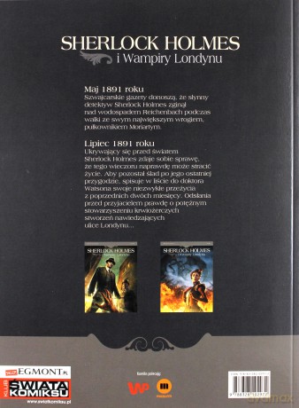 Sherlock Holmes i Wampiry Londynu. Tom 1 Zew krwi - Sylvain Cordurie [KSIĄŻKA]
