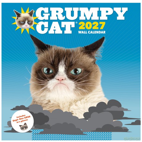 Grumpy Cat 2027 Wall Calendar - Grumpy Cat [KALENDARZ]