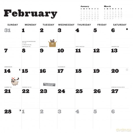 Grumpy Cat 2027 Wall Calendar - Grumpy Cat [KALENDARZ]