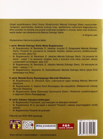 SKALA OCENY SKUTECZNOŚCI METODY DOBREGO STARTU [KSIĄŻKA]