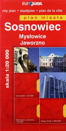 Sosnowiec, Mysłowice, Jaworzno plan miasta skala 1:20 000 [KSIĄŻKA]