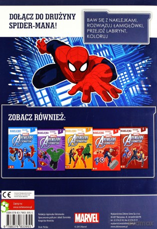 Spider-Man. Naklejki, zabawy, gry [KSIĄŻKA]