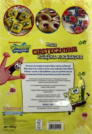 Spongebob. Moja ciasteczkowa książka kucharska [KSIĄŻKA]