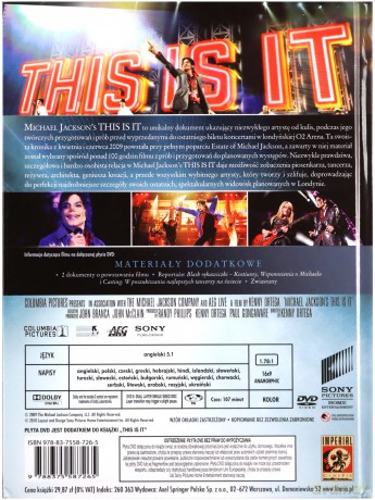 This is it (Michael Jackson) (booklet) [DVD]