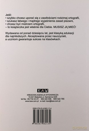 Sposób na ortografię [KSIĄŻKA]