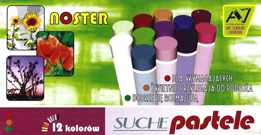 Suche pastele 12 kolorów