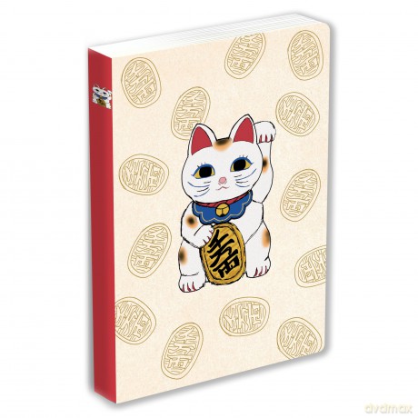 Journal Lucky Cat (Maneki Neko), Lined