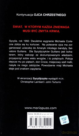 Sycylijczyk - Mario Puzo [KSIĄŻKA]