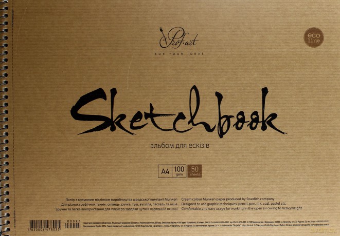 Szkicownik na spirali A4/50 kartek Sketchbook