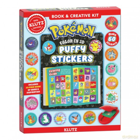 Klutz: Pokemon Color-In 3D Puffy Stickers