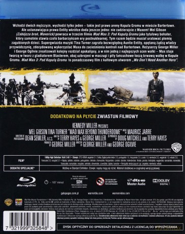 Mad Max 3. Pod kopułą gromu [Blu-Ray]